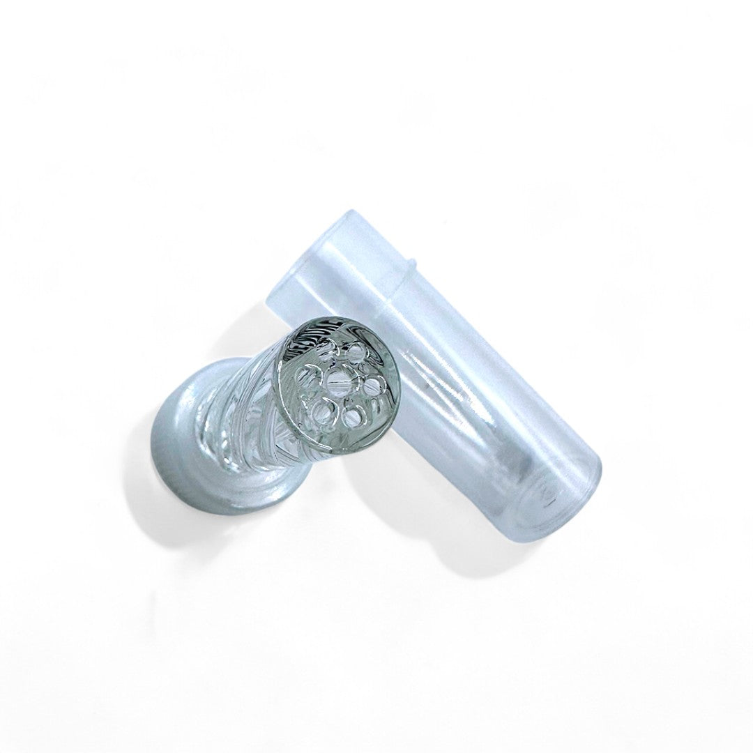 PURESMOKE 10mm Spiral Glasfilter Tip Clear - PURESMOKE Filters