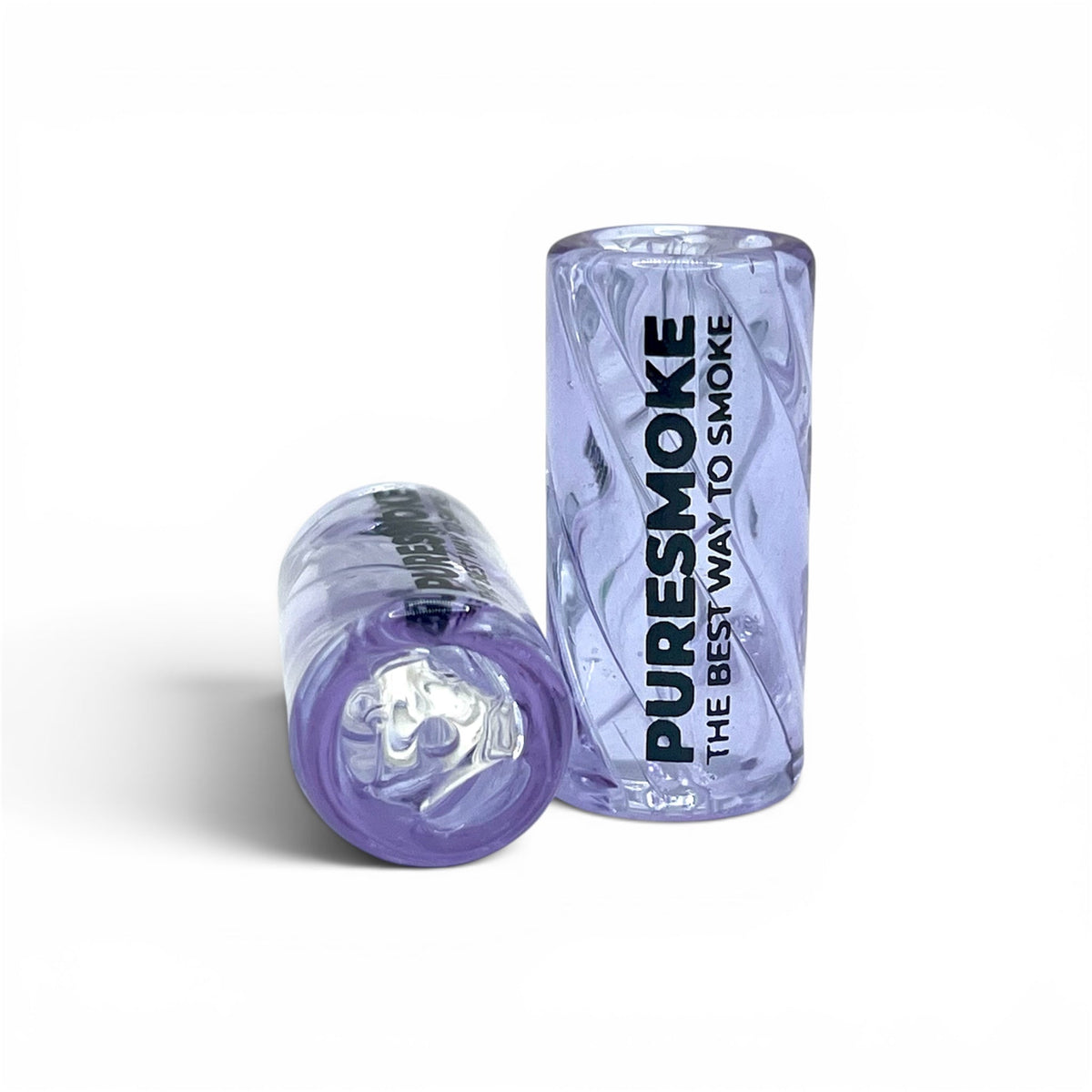 PURESMOKE Noodles Triangle Glasfilter | ⍉ 12mm | Lavender Mist - PURESMOKE Filters