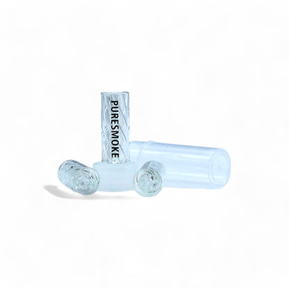 PURESMOKE 10mm Spiral Glasfilter Tip Clear - PURESMOKE Filters