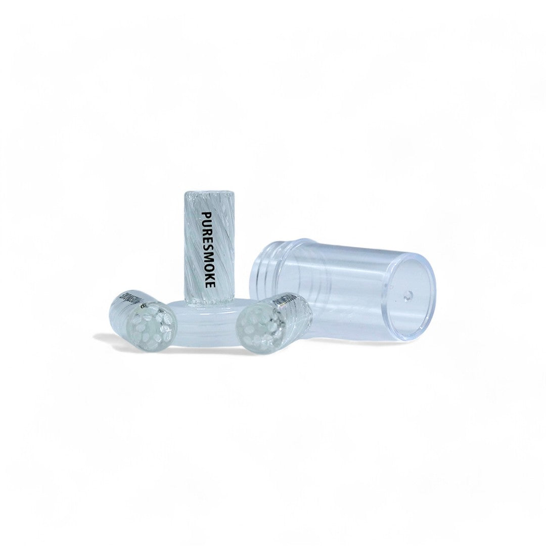 PURESMOKE 14mm Big Size Spiral Glasfilter Tip Clear (Special Edition) - PURESMOKE Filters