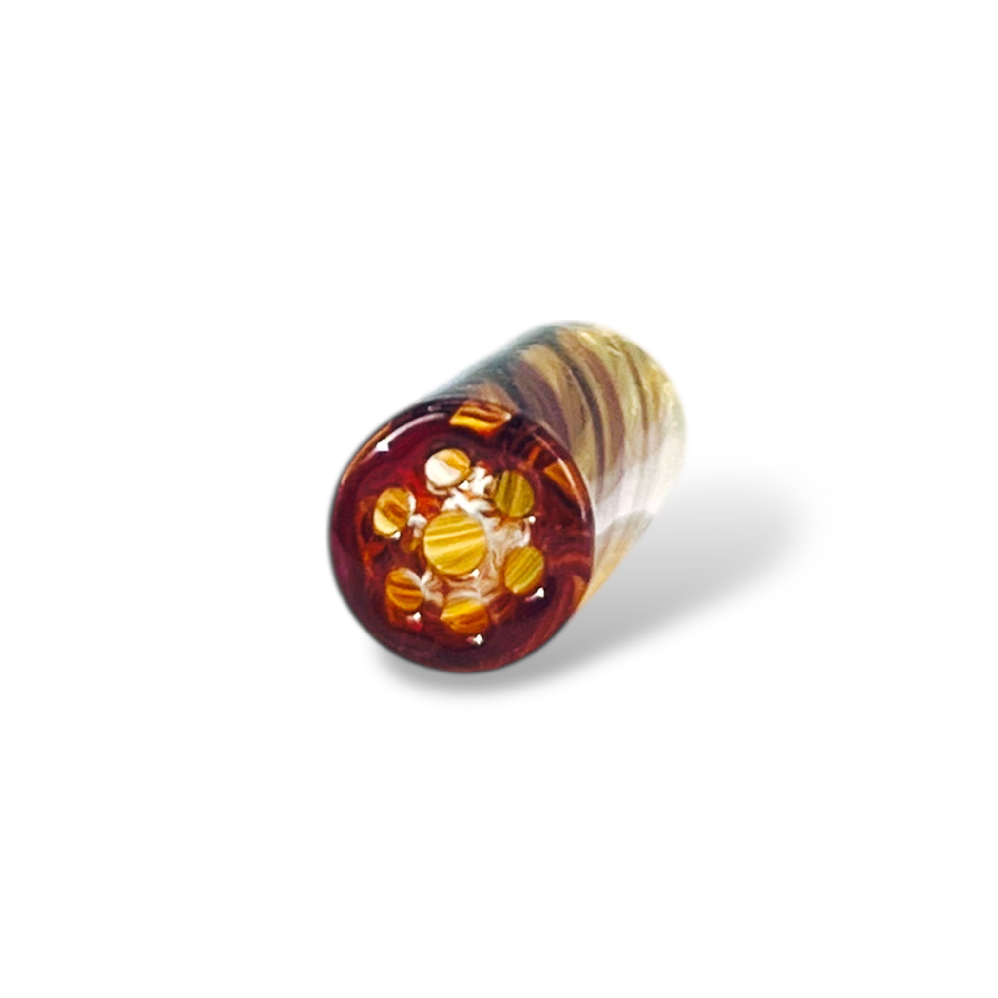PURESMOKE 8mm Spiral Glasfilter Tip - Yellow - PURESMOKE Filters