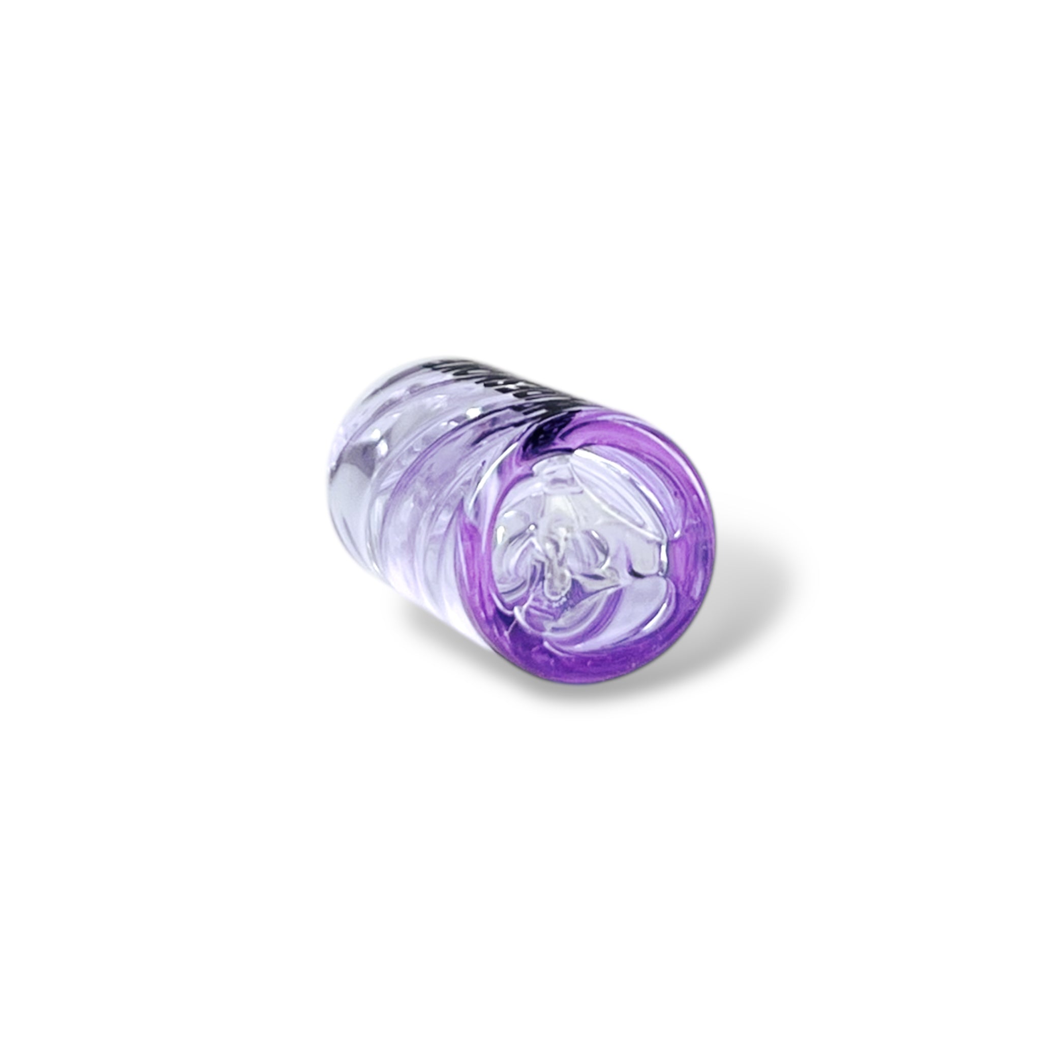 PURESMOKE 12mm Noodles Triangle Glasfilter Tip - Light Violett - PURESMOKE Filters