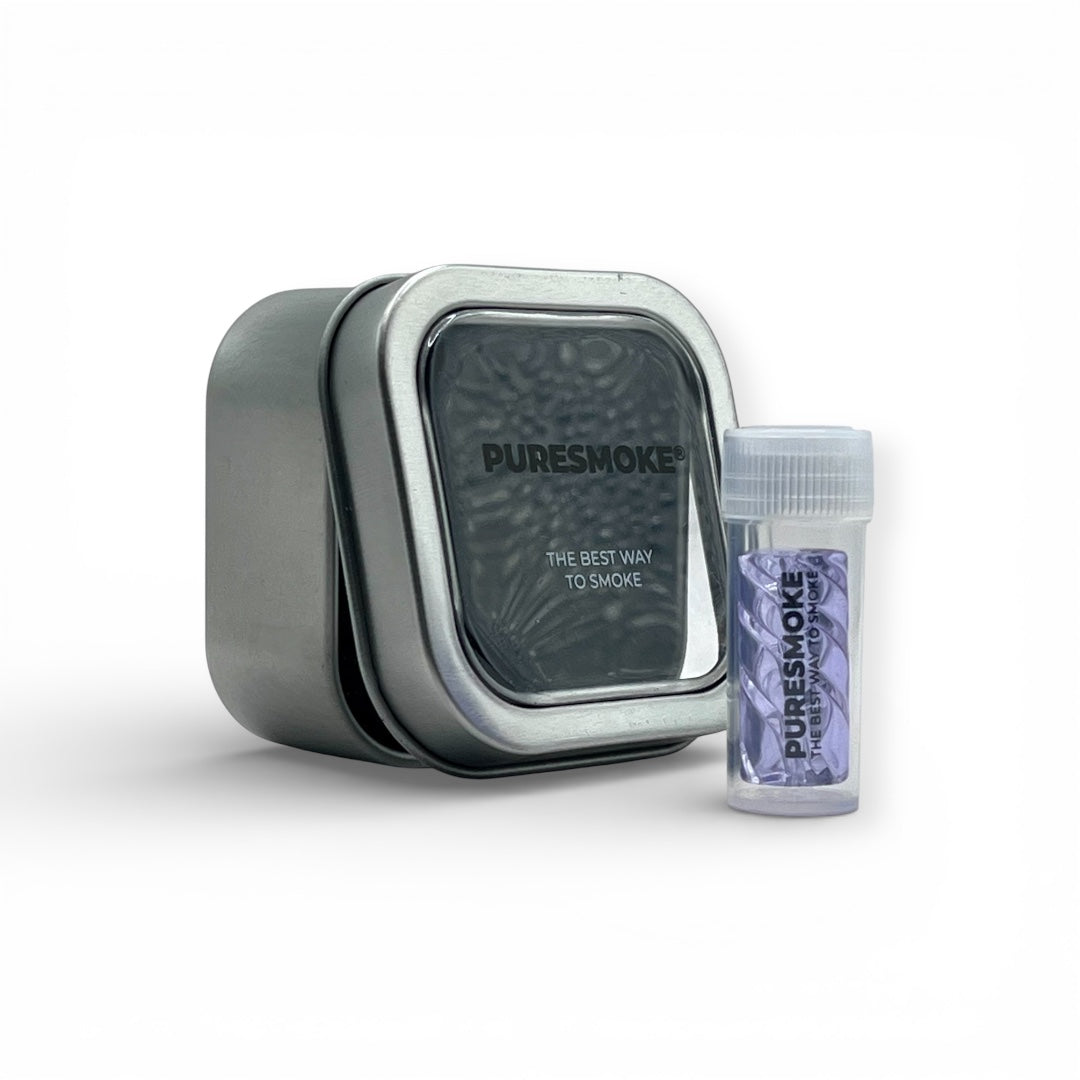 PURESMOKE Noodles Triangle Glasfilter | ⍉ 12mm | Lavender Mist PURESMOKE Filters