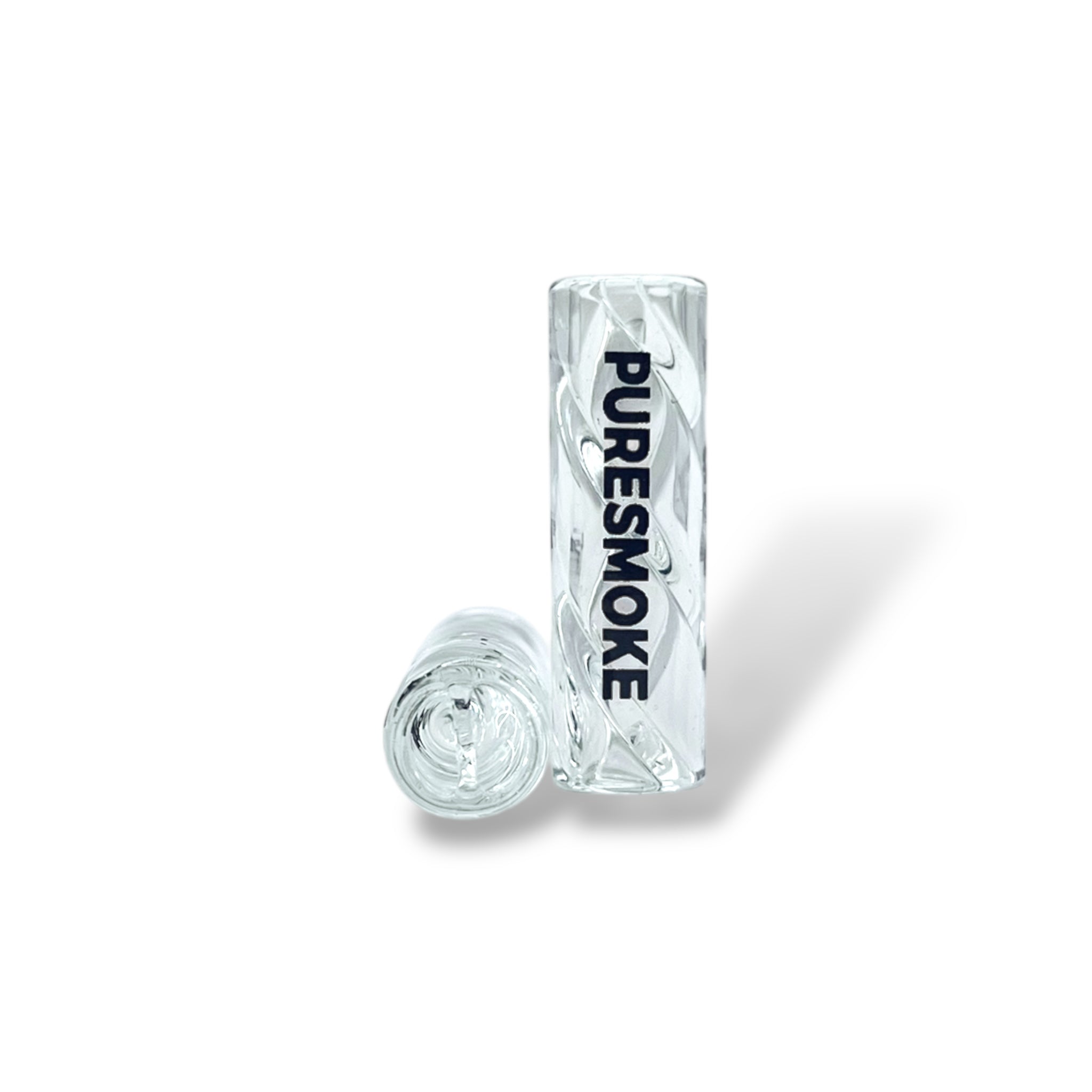 PURESMOKE 8mm Noodles Glasfilter Tip - Clear - PURESMOKE Filters