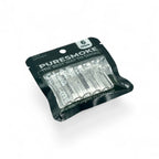PURESMOKE Two Stitches Glasfilter | 6er Pack ⍉ 8mm | Jelly Clear - PURESMOKE Filters