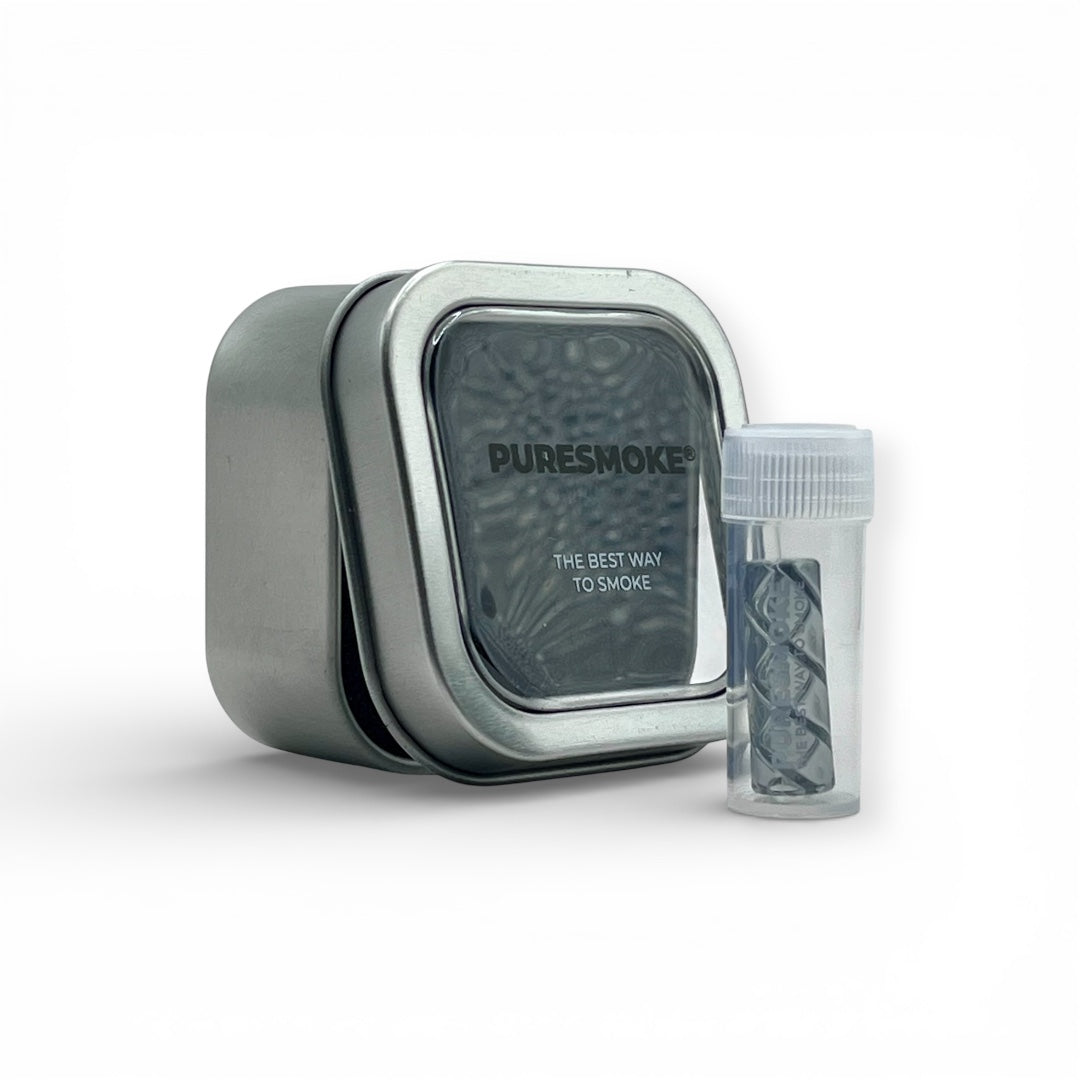 PURESMOKE Noodles Glasfilter | ⍉ 9mm | Dark Matter - PURESMOKE Filters