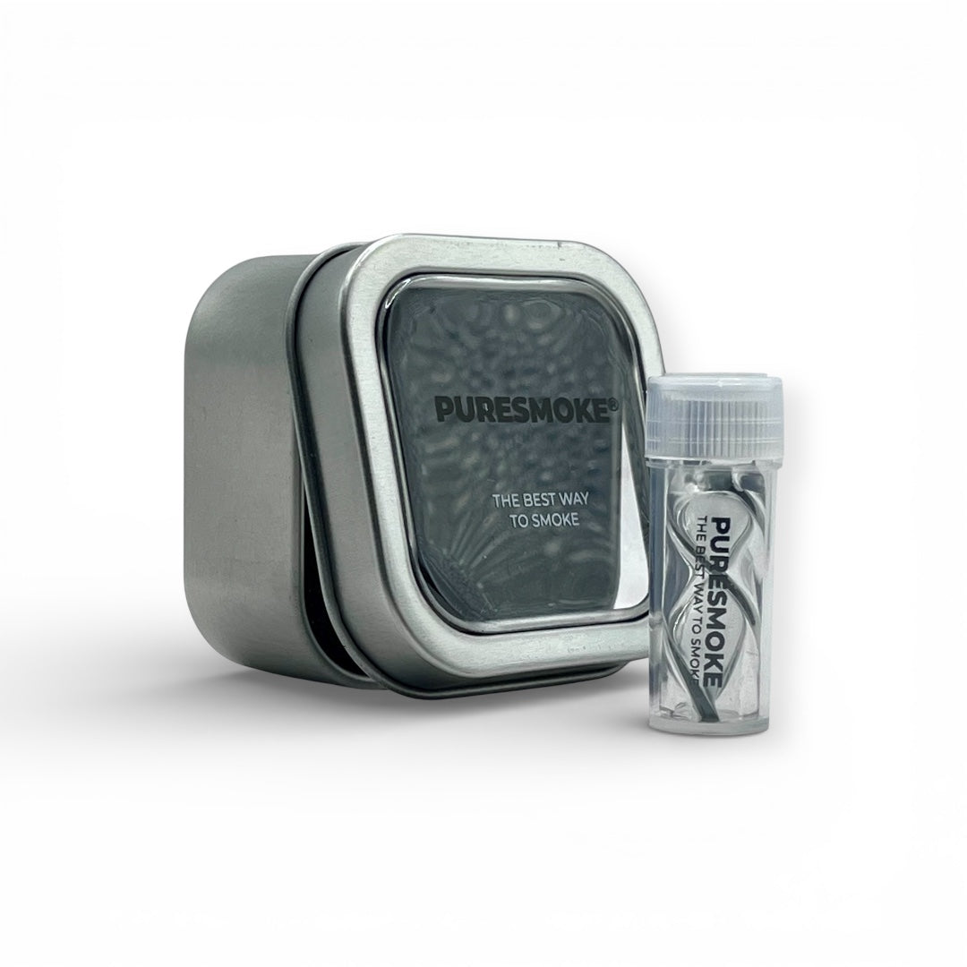 PURESMOKE Noodles Bottle Glasfilter | ⍉ 10/12mm | Liquid Jelly Black - PURESMOKE Filters