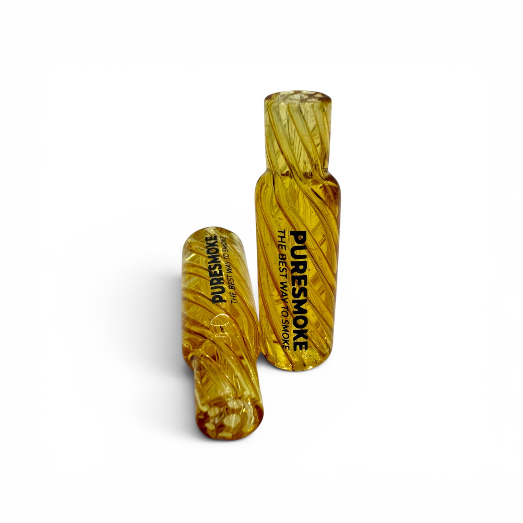 PURESMOKE Bottle Twist Glasfilter | ⍉ 12 & 14mm | Golden Amber