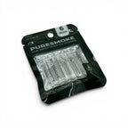 PURESMOKE Two Stitches Glasfilter | 6er Pack ⍉ 6mm | Jelly Clear - PURESMOKE Filters