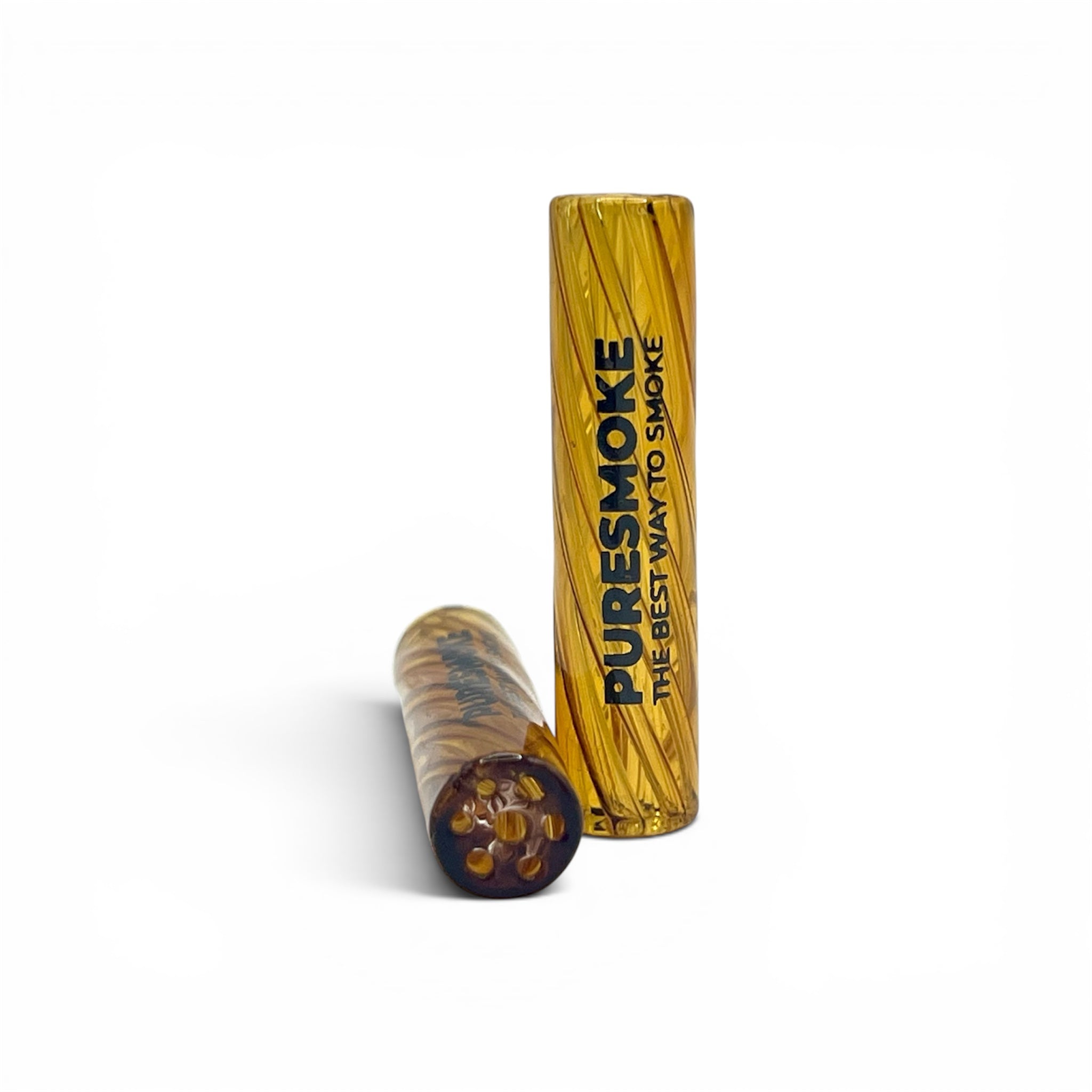 PURESMOKE Twist Glasfilter | ⍉ 8mm | Golden Amber - PURESMOKE Filters