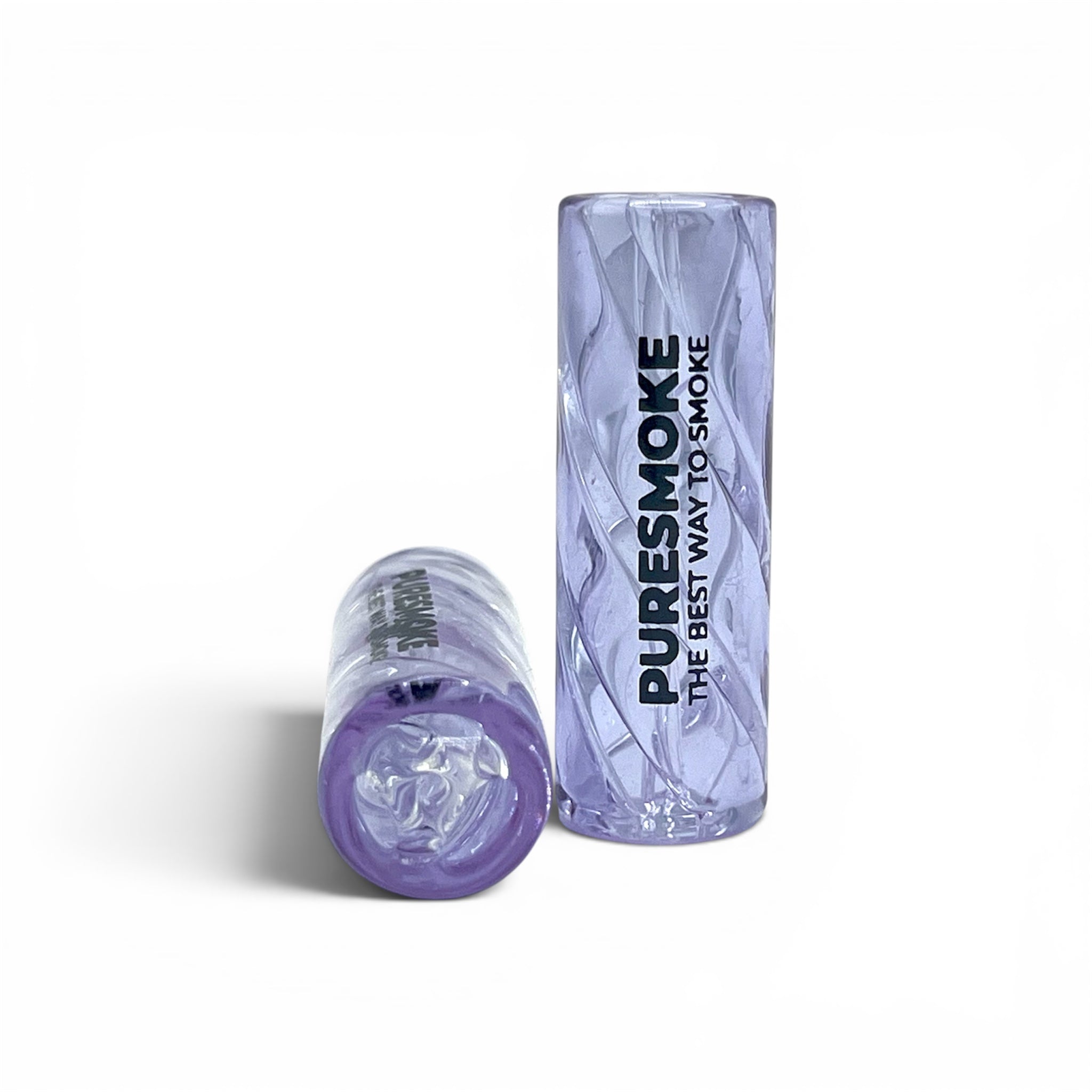 PURESMOKE Noodles Triangle Glasfilter | ⍉ 12mm | Lavender Mist - PURESMOKE Filters