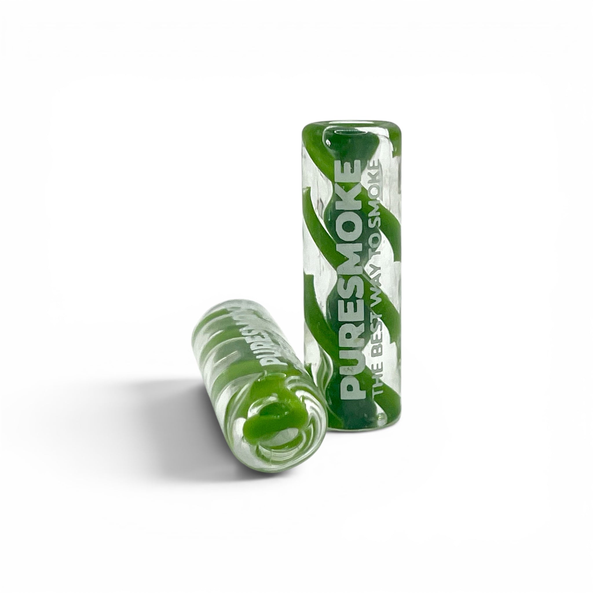 PURESMOKE Noodles Glasfilter | ⍉ 8mm | Neon-Lime - PURESMOKE Filters