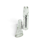 PURESMOKE Two Stitches Glasfilter mit Mundstück | ⍉ 8x35 mm | Jelly Clear - PURESMOKE Filters