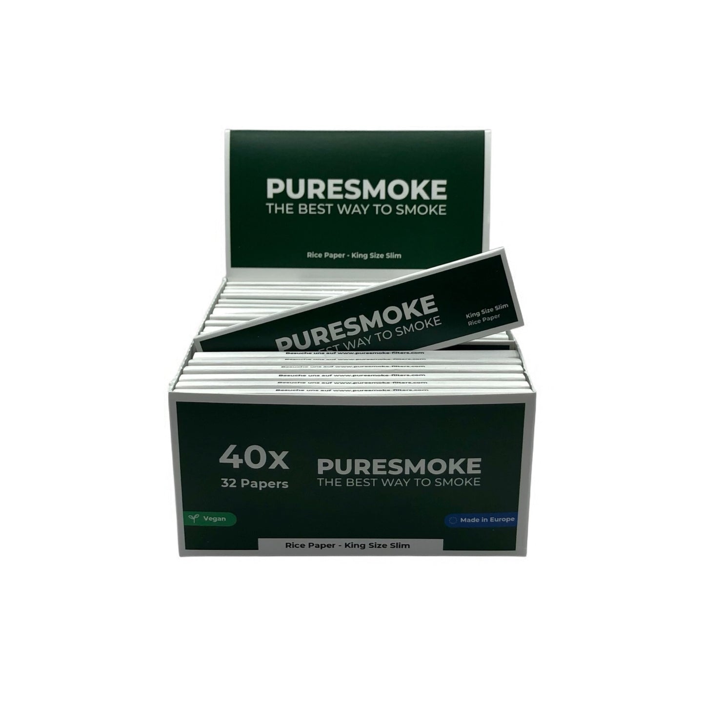 PURESMOKE King Size Slim Longpapers - PURESMOKE Filters