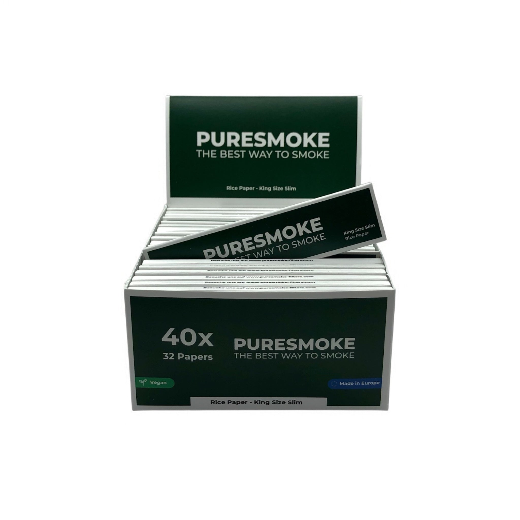 PURESMOKE King Size Slim Longpapers - PURESMOKE Filters