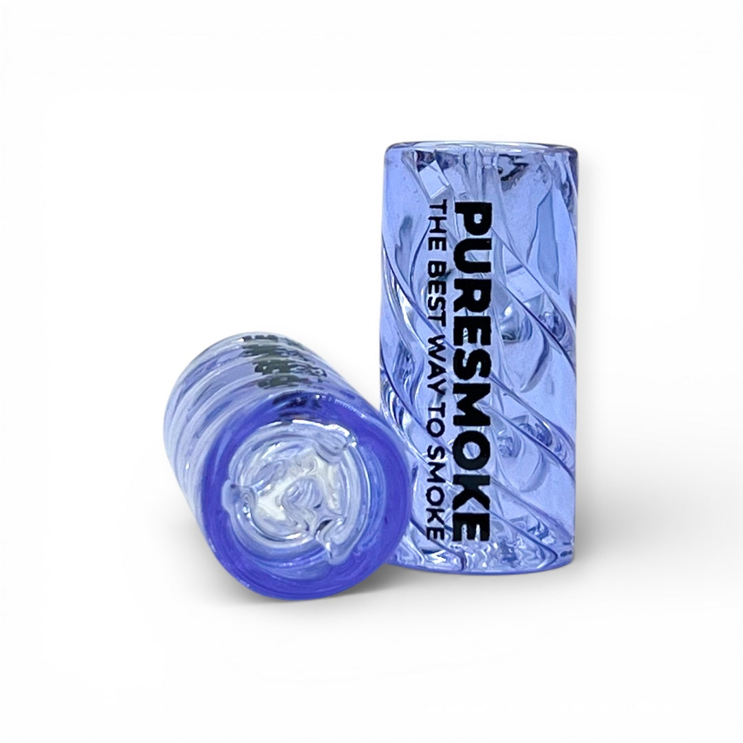 PURESMOKE Noodles Triangle Glasfilter | ⍉ 12mm | Lavender Mist - PURESMOKE Filters