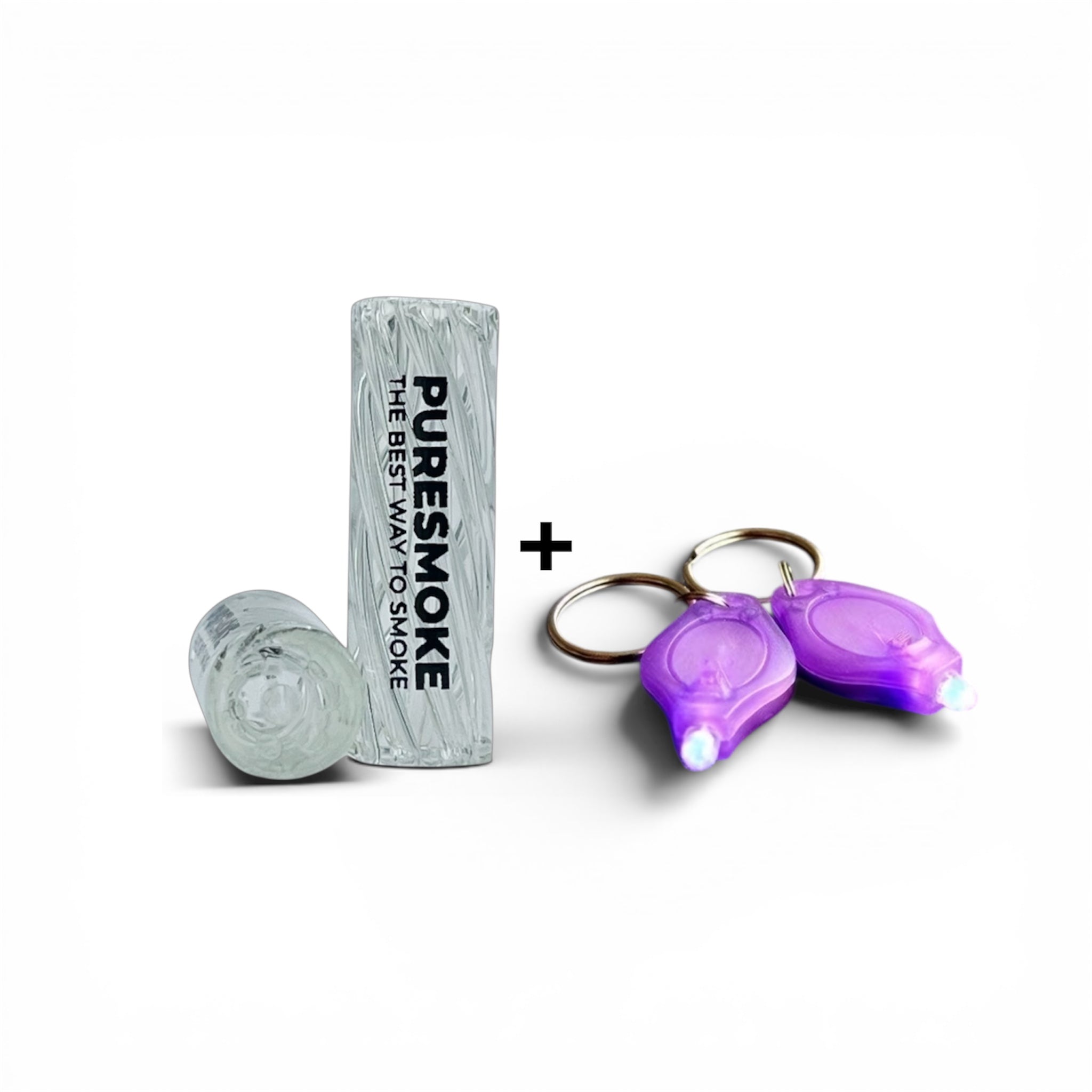 PURESMOKE Twist UV Glasfilter | ⍉ 10mm | Spectra Shine + inkl. UV-Lampe - PURESMOKE Filters