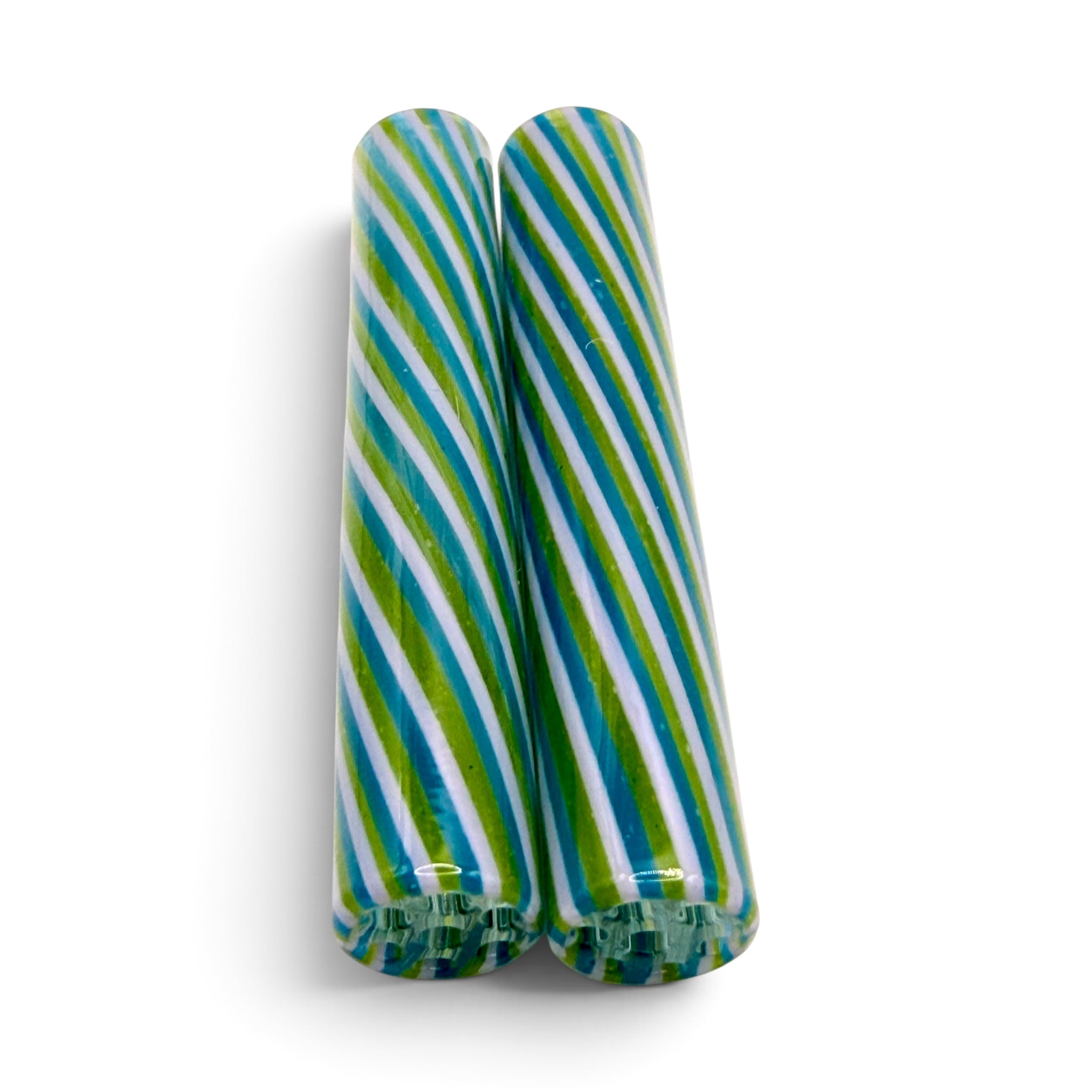 PURESMOKE Long Dong Twist Glasfilter | ⍉ 10x60 mm | Blue Jade