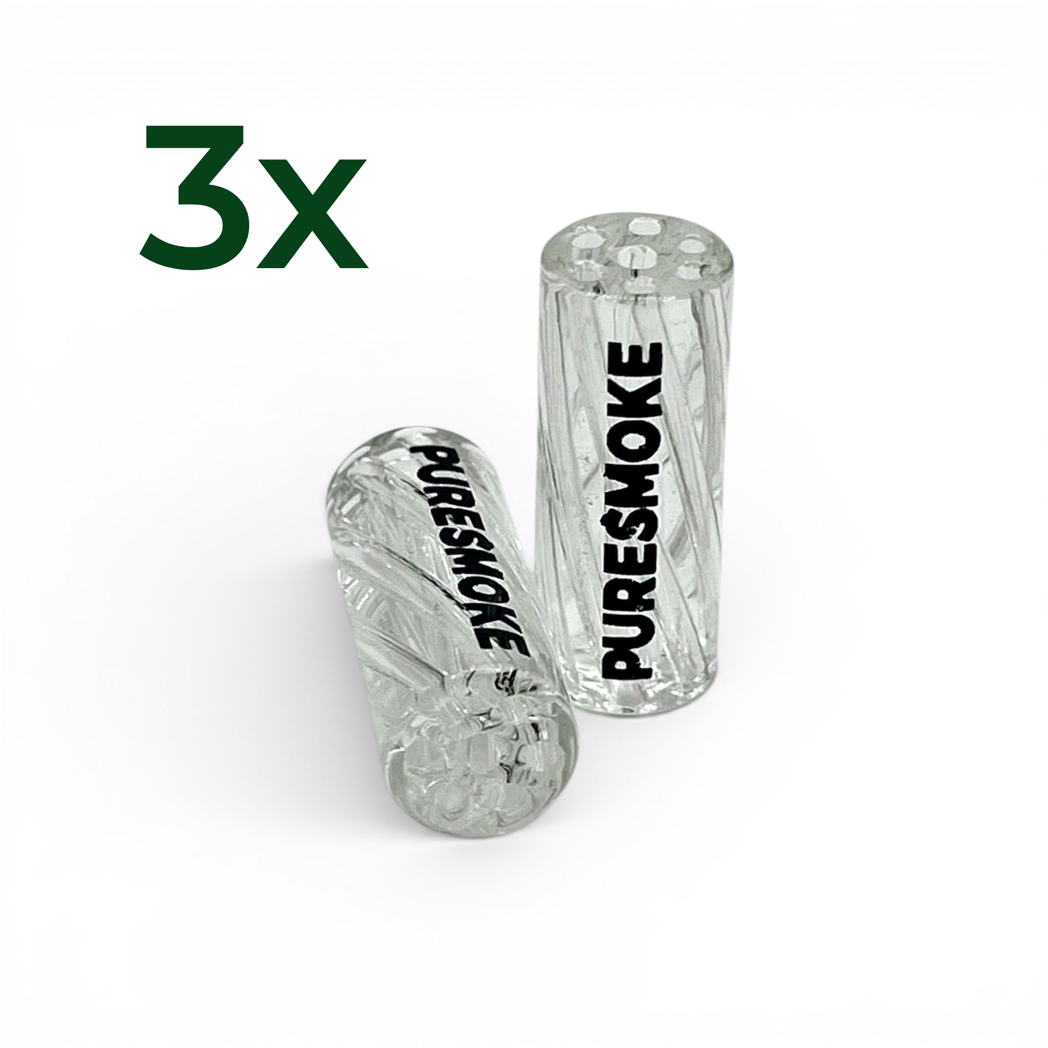 PURESMOKE 3er Pack Twist Glasfilter | ⍉ 10mm | Liquid Jelly - PURESMOKE Filters