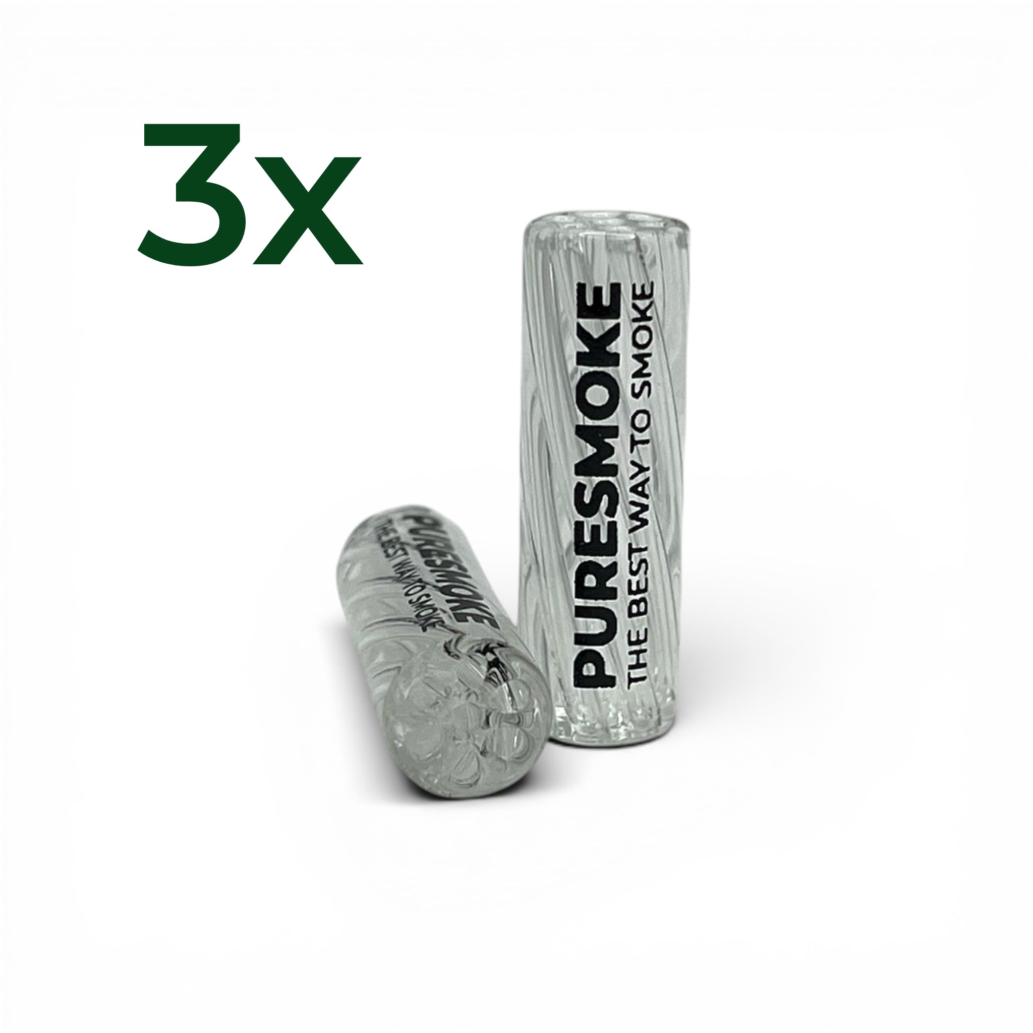 PURESMOKE 3er Pack Twist Glasfilter | ⍉ 8mm | Liquid Jelly - PURESMOKE Filters