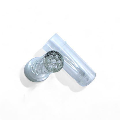 PURESMOKE 10mm Spiral Glasfilter Tip Clear - PURESMOKE Filters