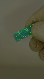 PURESMOKE Twist Glow in the Dark Glasfilter | ⍉ 10x30 mm | 6 Loch | Candy Sky Glow