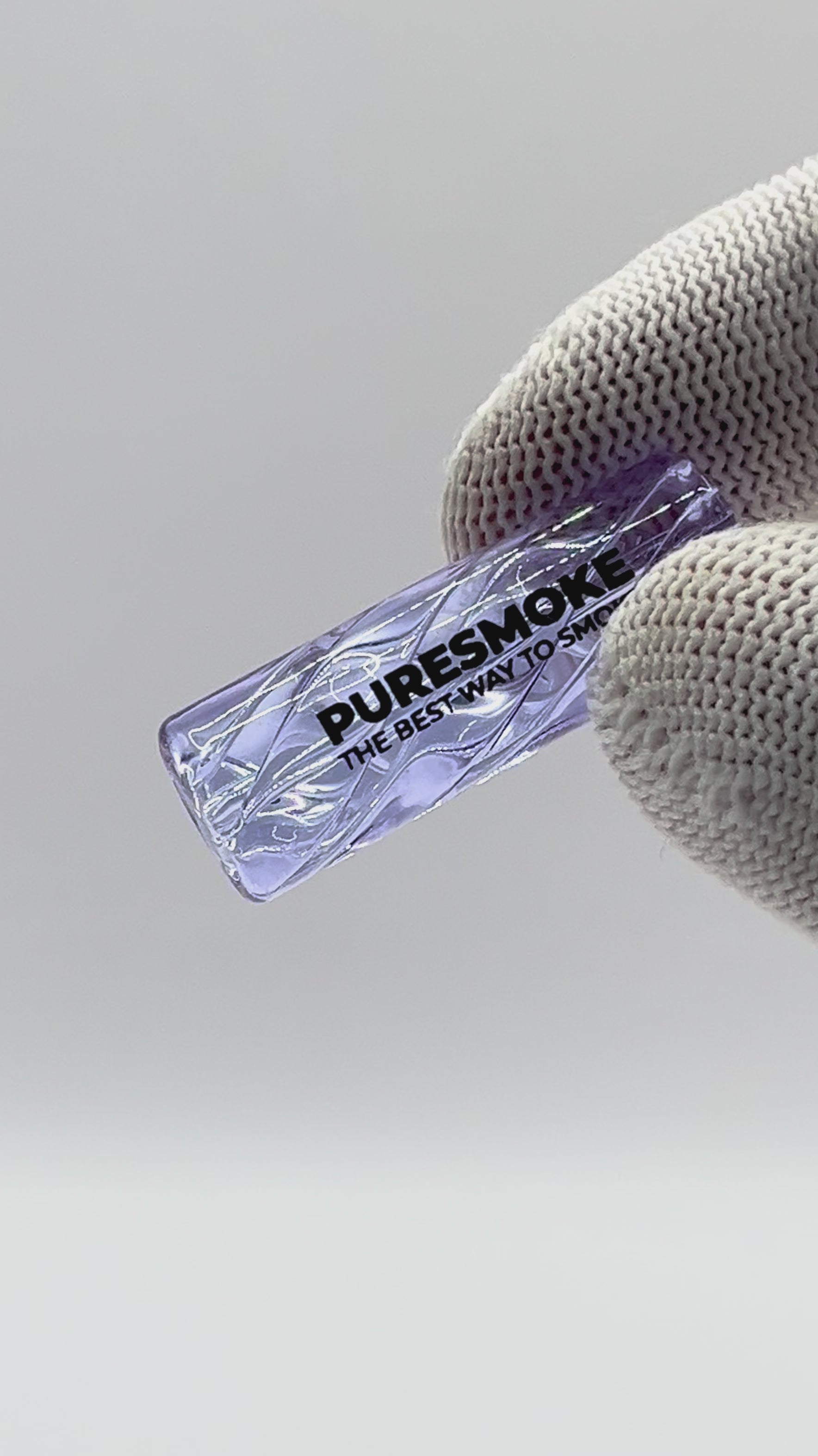 PURESMOKE Noodles Triangle Glasfilter | ⍉ 12mm | Lavender Mist
