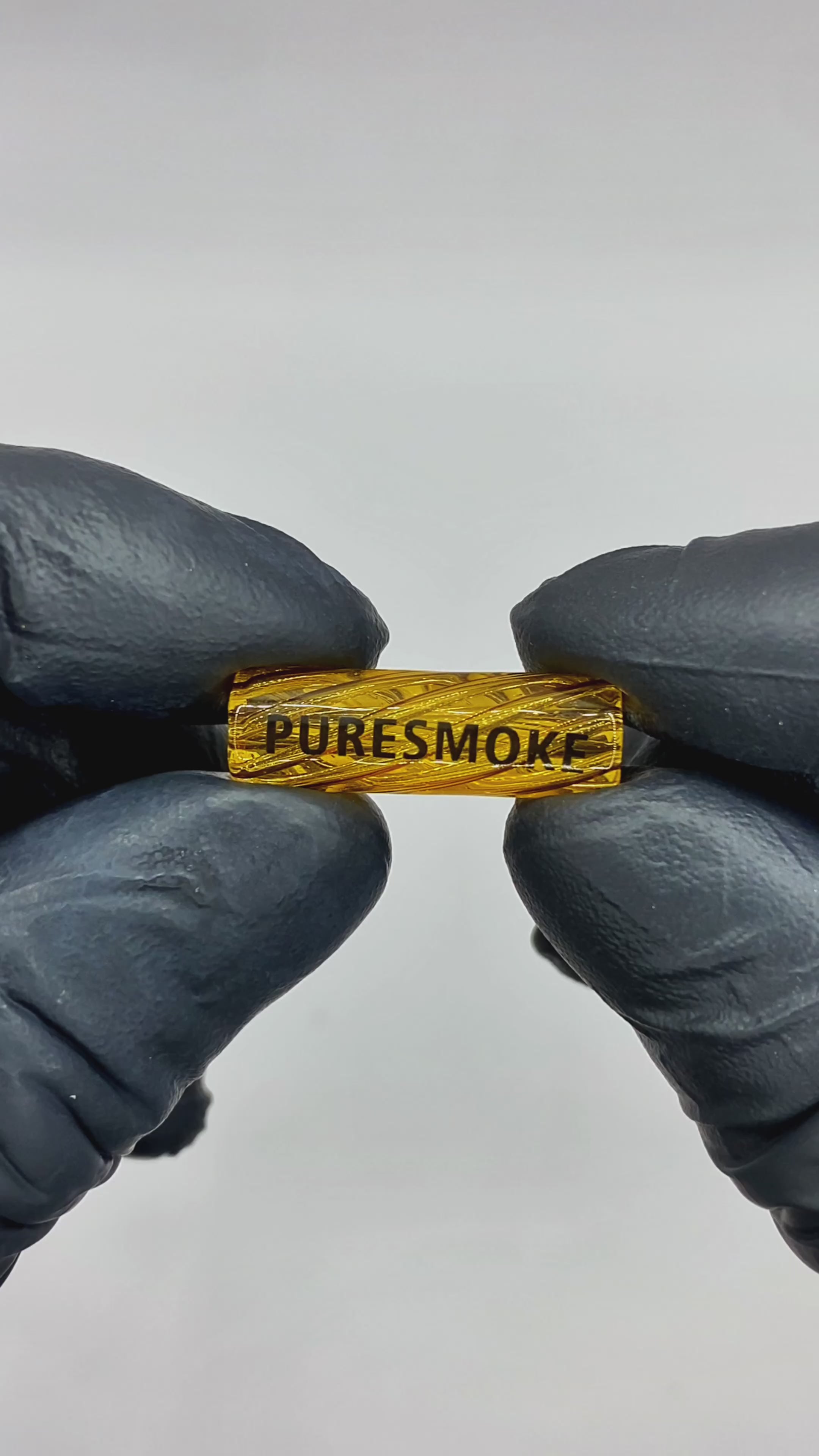 PURESMOKE 8mm Spiral Glasfilter Tip Yellow