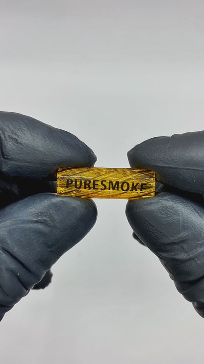 PURESMOKE 8mm Spiral Glasfilter Tip Yellow
