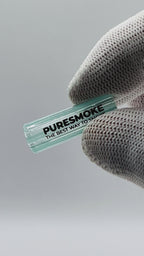 PURESMOKE Twist Glasfilter | ⍉ 8, 10 & 12mm | Crystal Blue Stripes