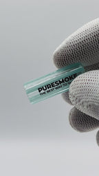 PURESMOKE Twist Glasfilter | ⍉ 8, 10 & 12mm | Crystal Blue Stripes