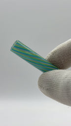 PURESMOKE Long Dong Twist Glasfilter | ⍉ 10x60 mm | Blue Jade