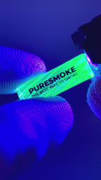 PURESMOKE Twist UV Glasfilter | ⍉ 10mm | Spectra Shine + inkl. Mini UV-Lampe