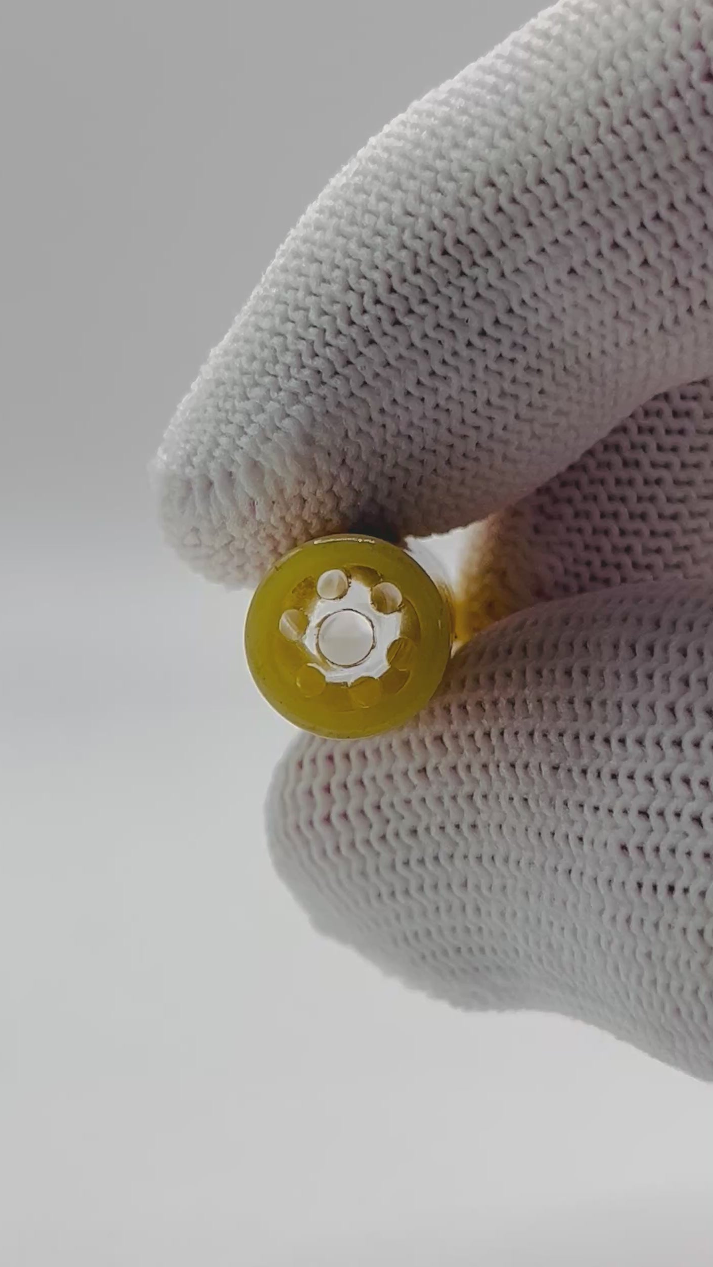 PURESMOKE 10mm Milky Glasfilter Tip - Sunrise Orange