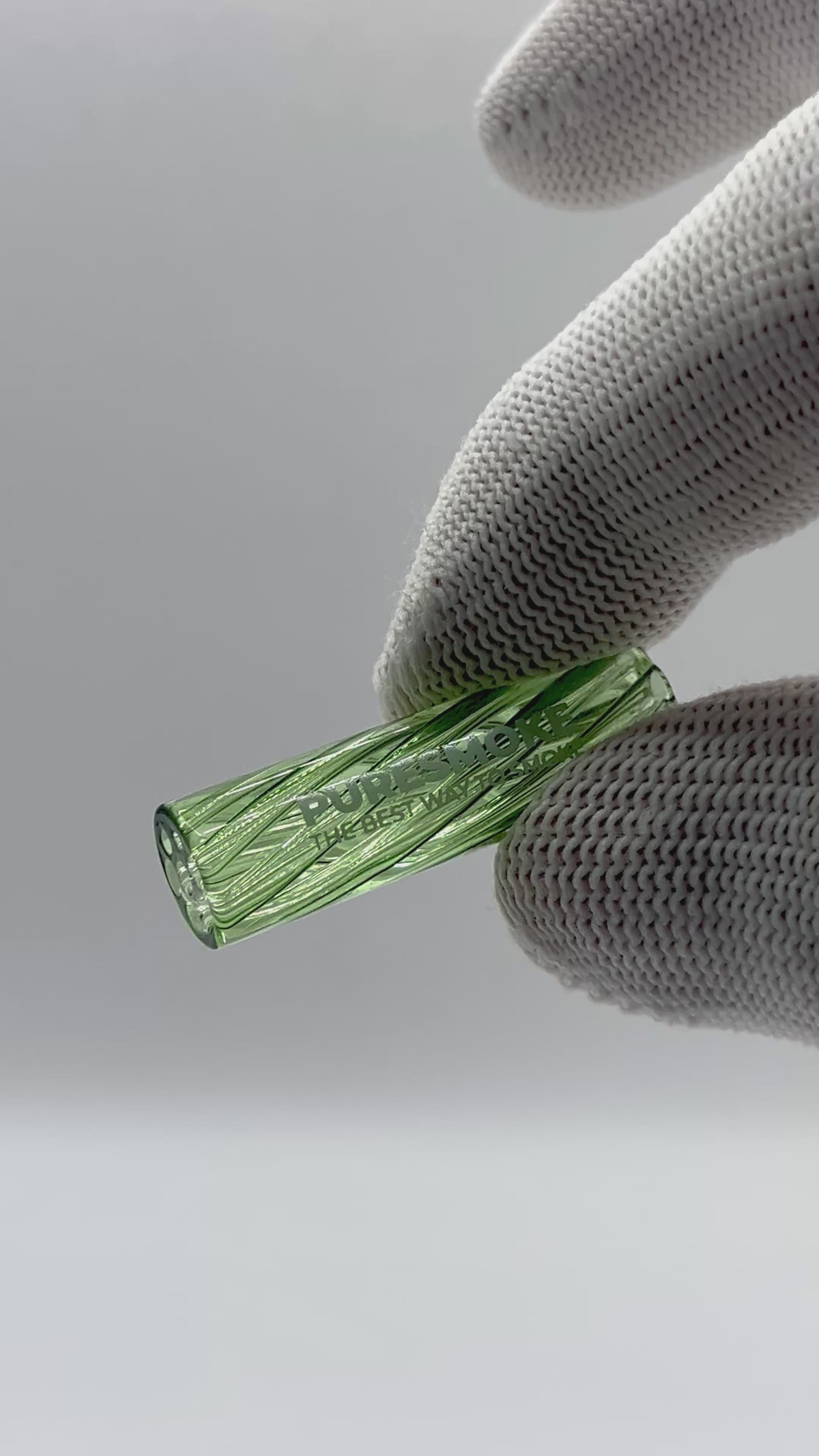 PURESMOKE Twist Glasfilter | ⍉ 10mm | Crystal Moss