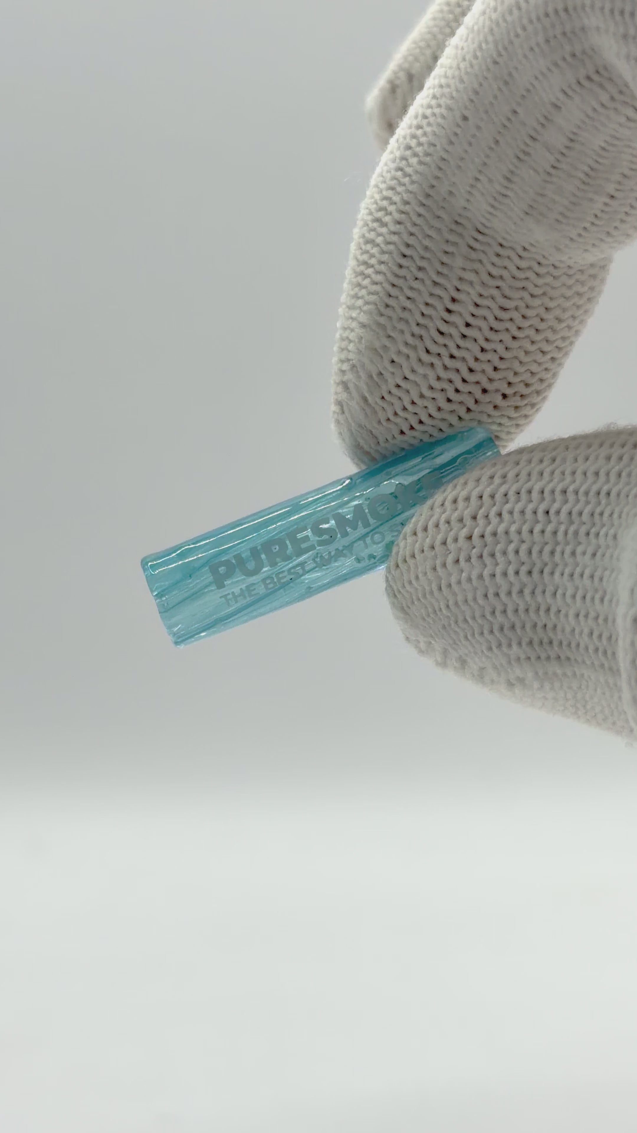 PURESMOKE Twist Glow in the Dark Glasfilter | ⍉ 8x30 mm | Blue Mountain