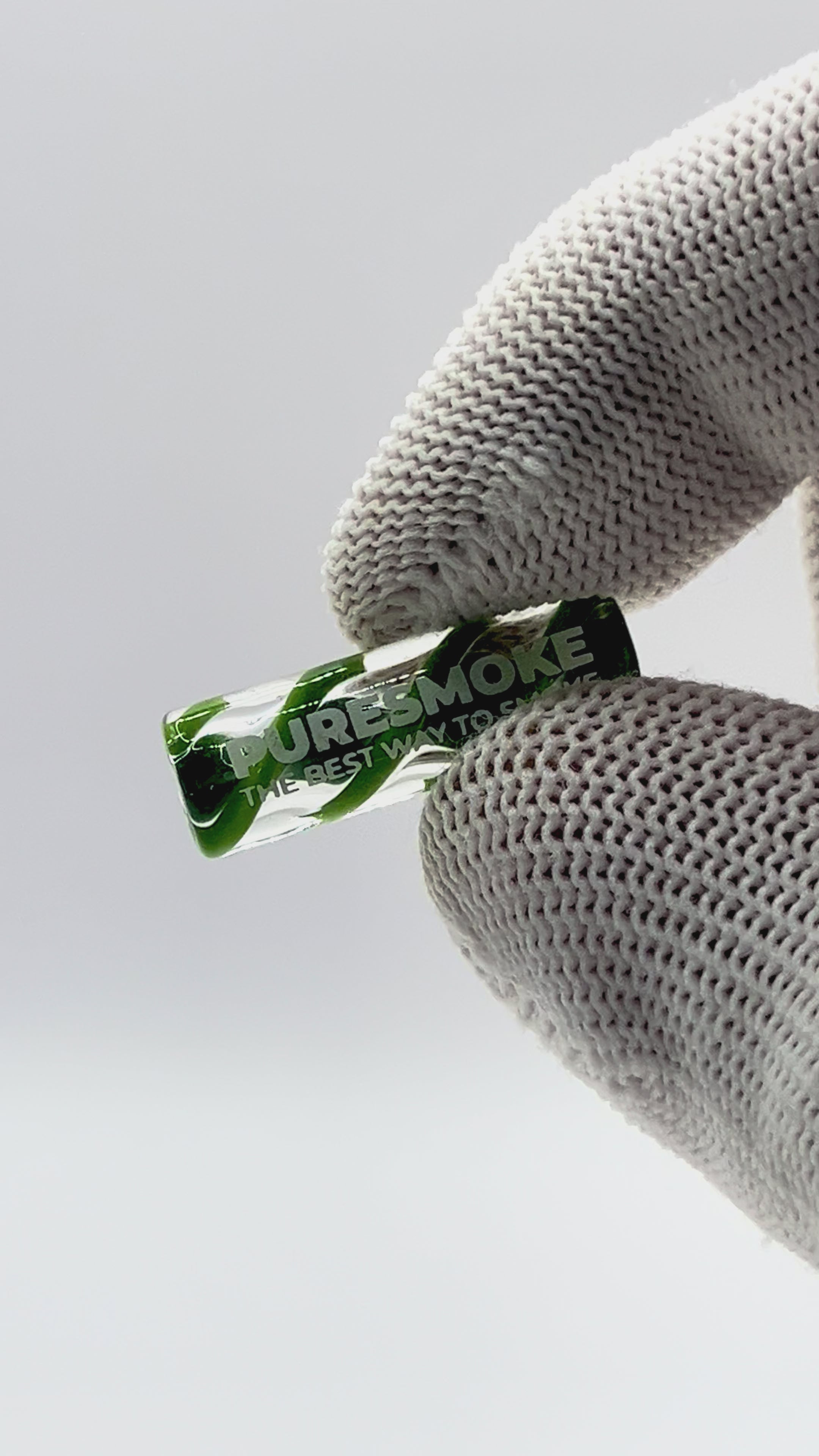 PURESMOKE Noodles Glasfilter | ⍉ 8mm | Neon-Lime