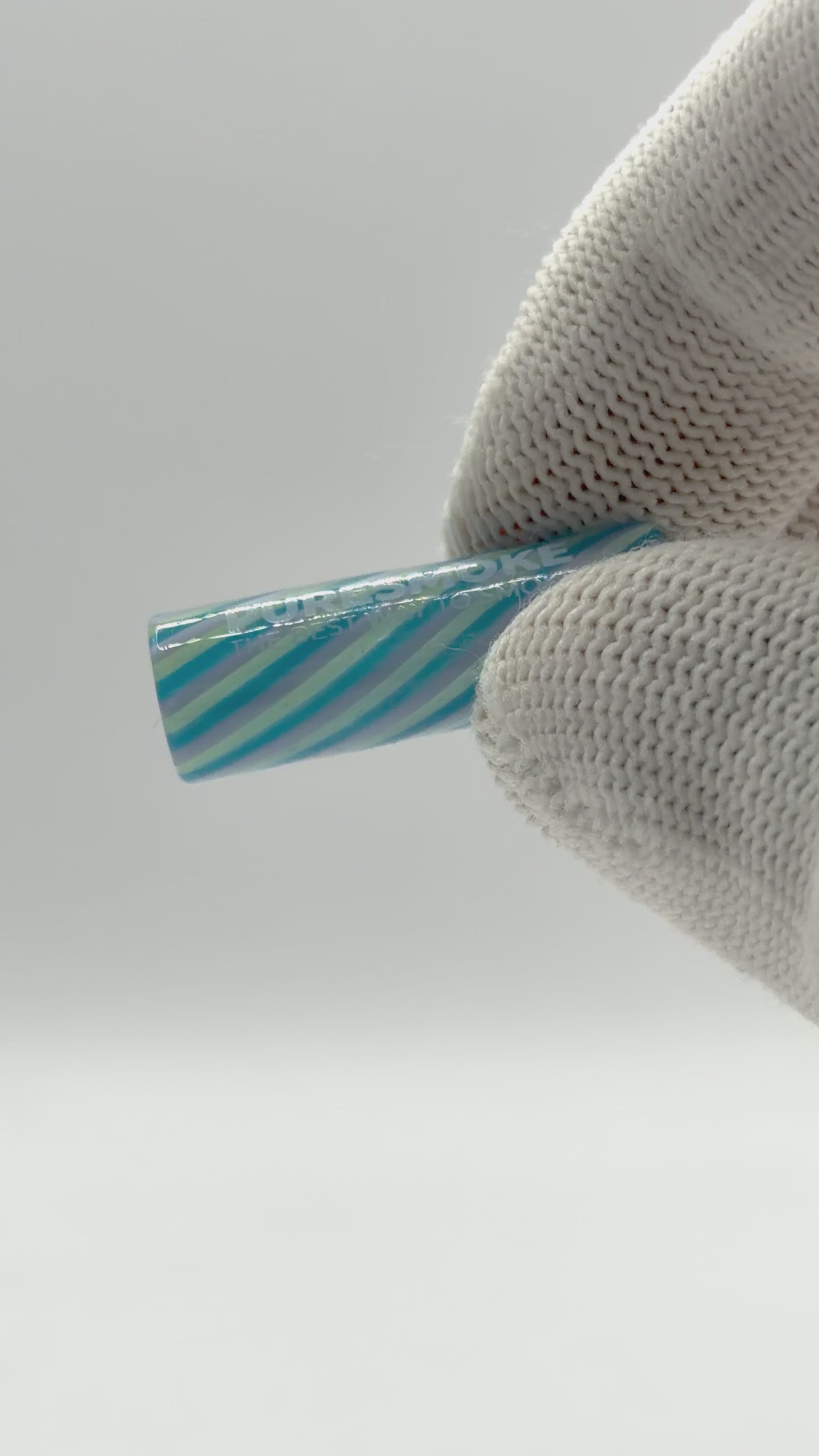 PURESMOKE Twist Glasfilter | ⍉ 10x30 mm | Blue Jade