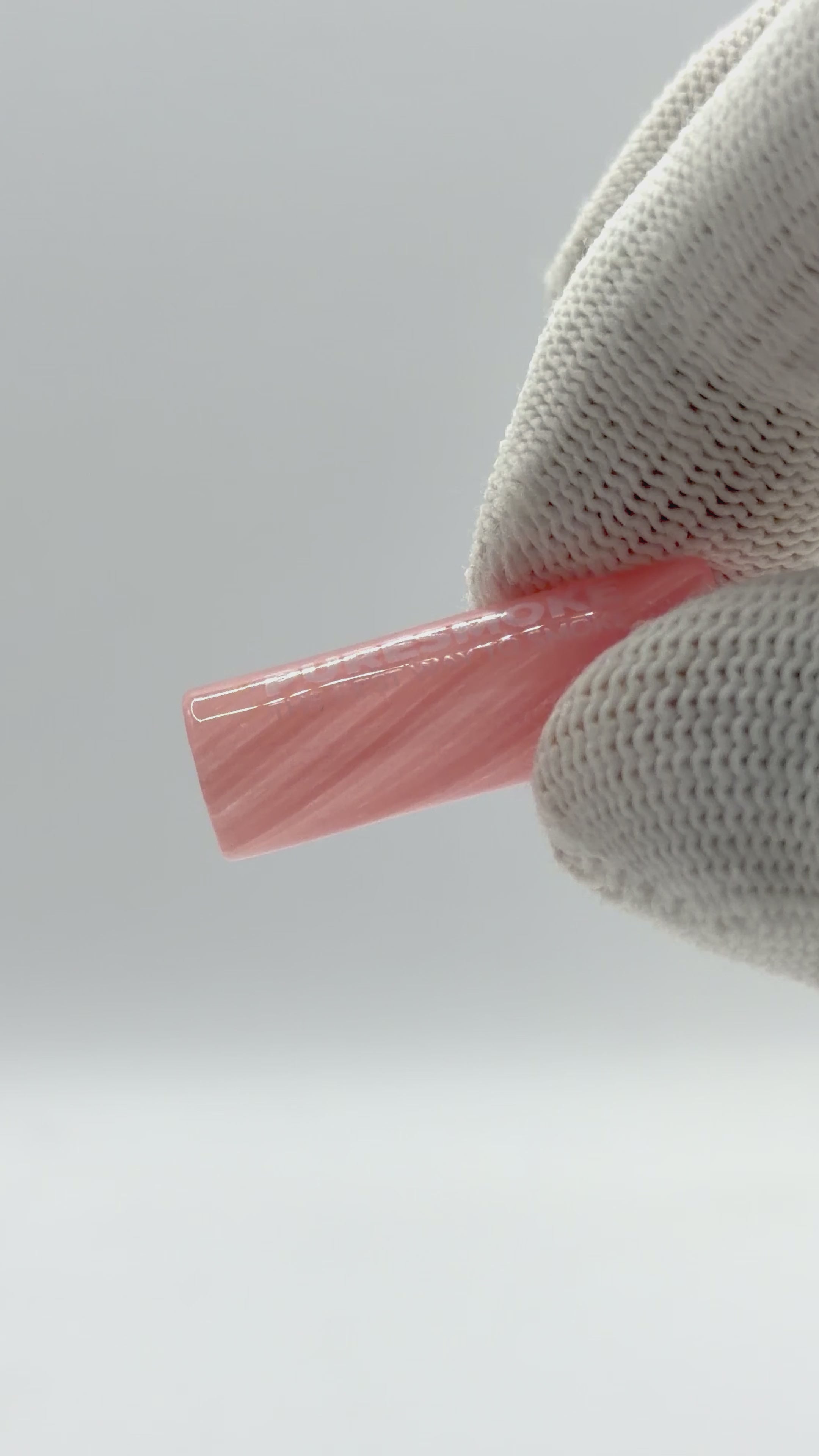 PURESMOKE Milky Twist Glasfilter | ⍉ 10x30 mm | Rose Clay