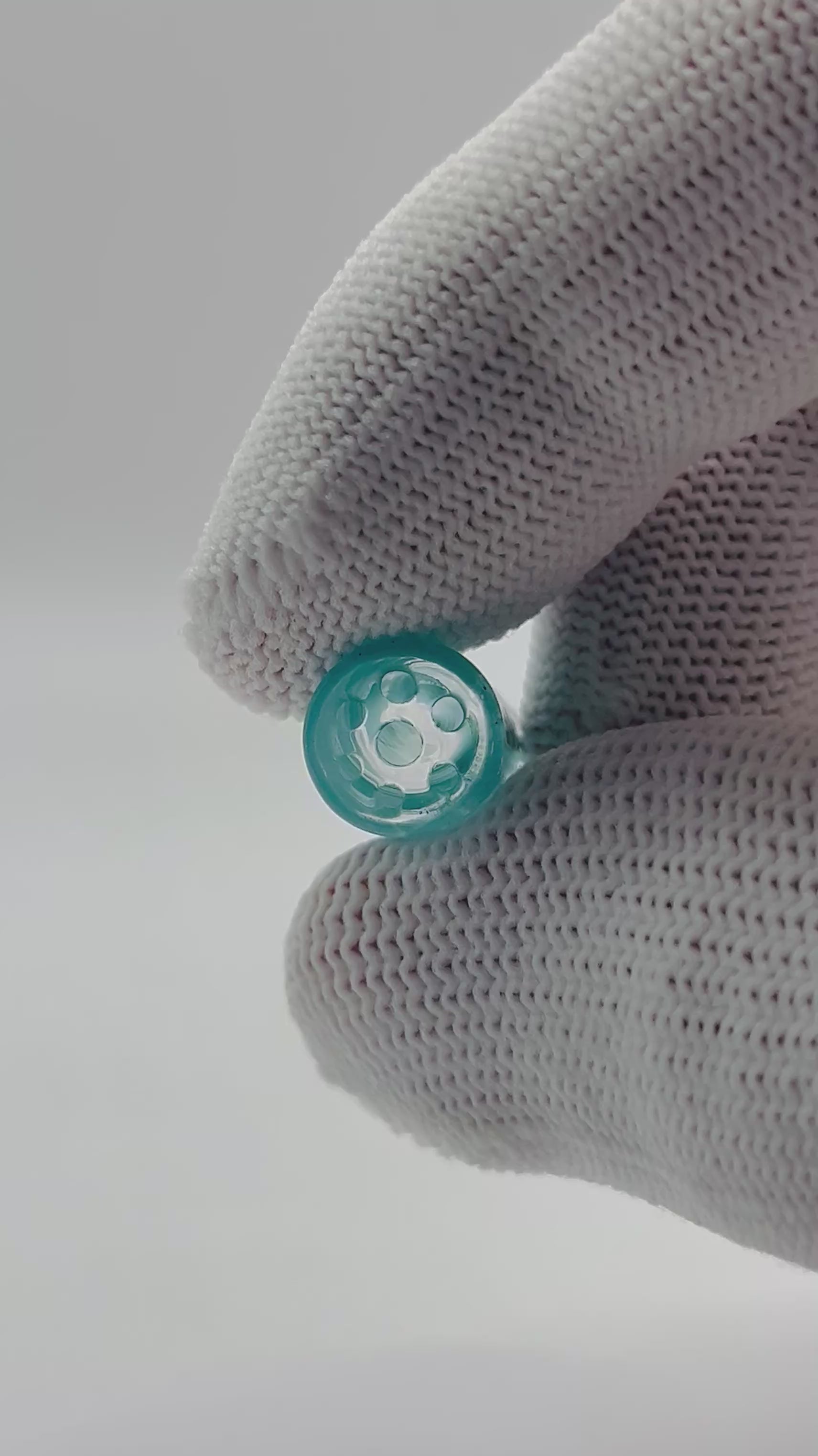 PURESMOKE 8mm Milky Glasfilter Tip - Baby Blue