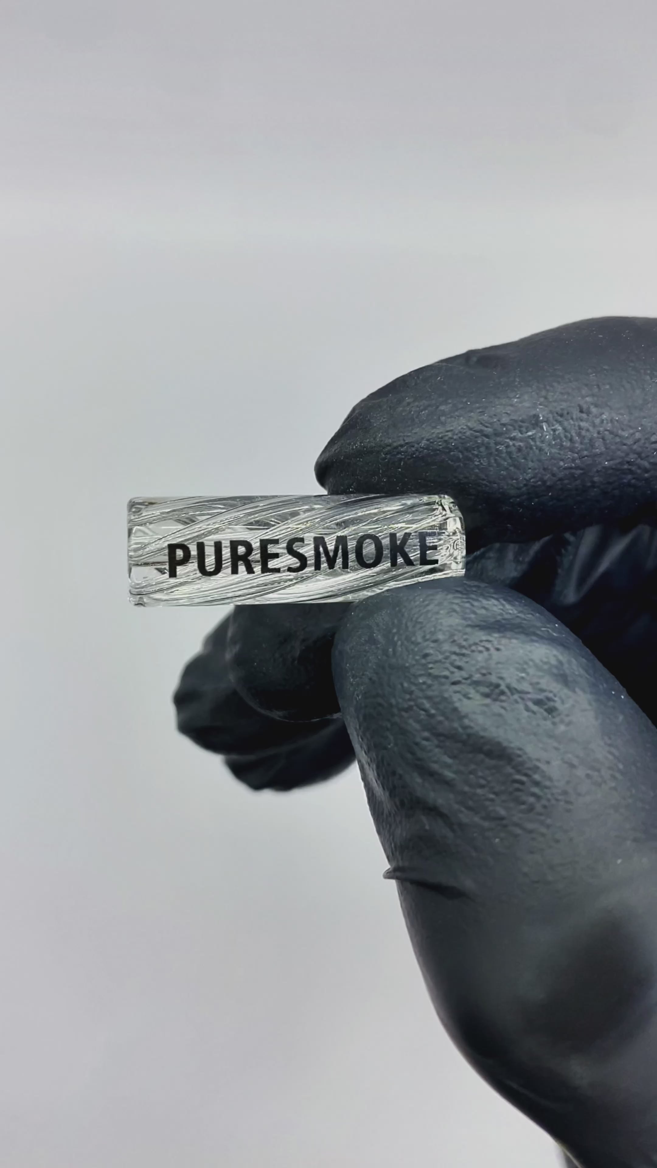 PURESMOKE 8mm Spiral Glasfilter Tip Clear