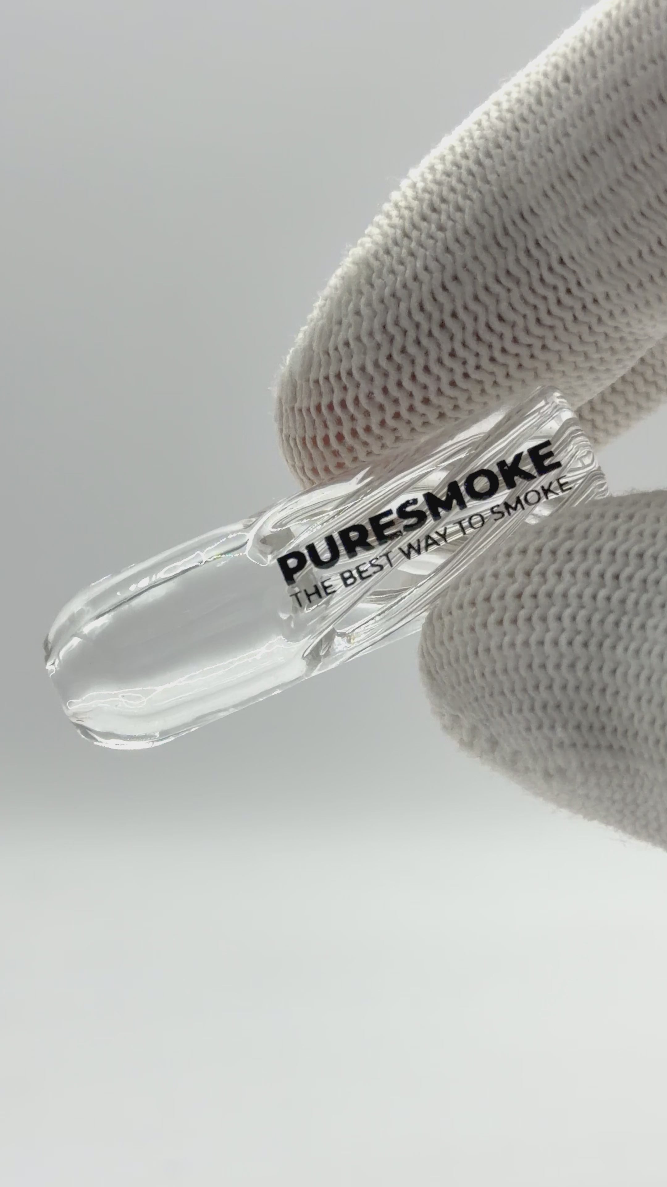 PURESMOKE Bullet Twist Glasfilter | ⍉ 12x40 mm | Whiteout Jelly