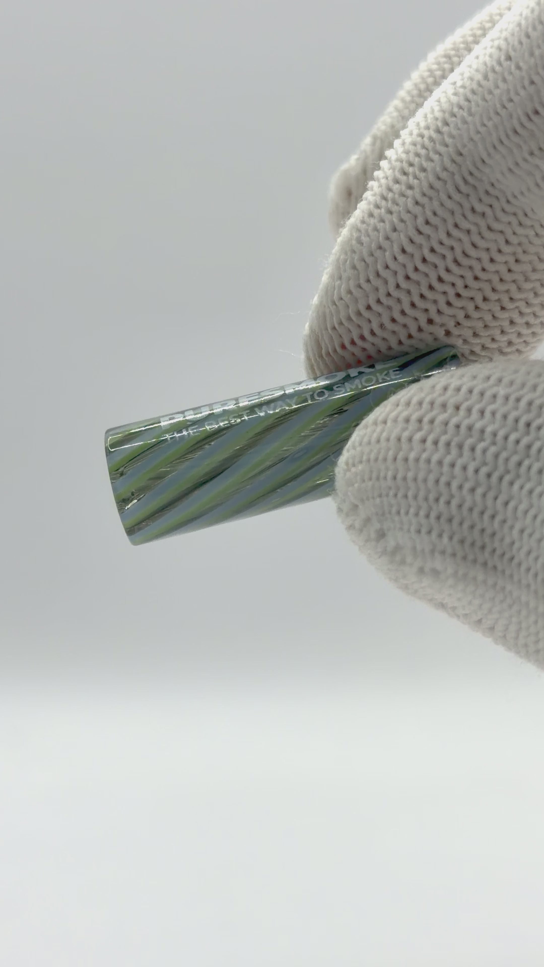 PURESMOKE Twist Glasfilter | ⍉ 8x30 mm | Green Onyx