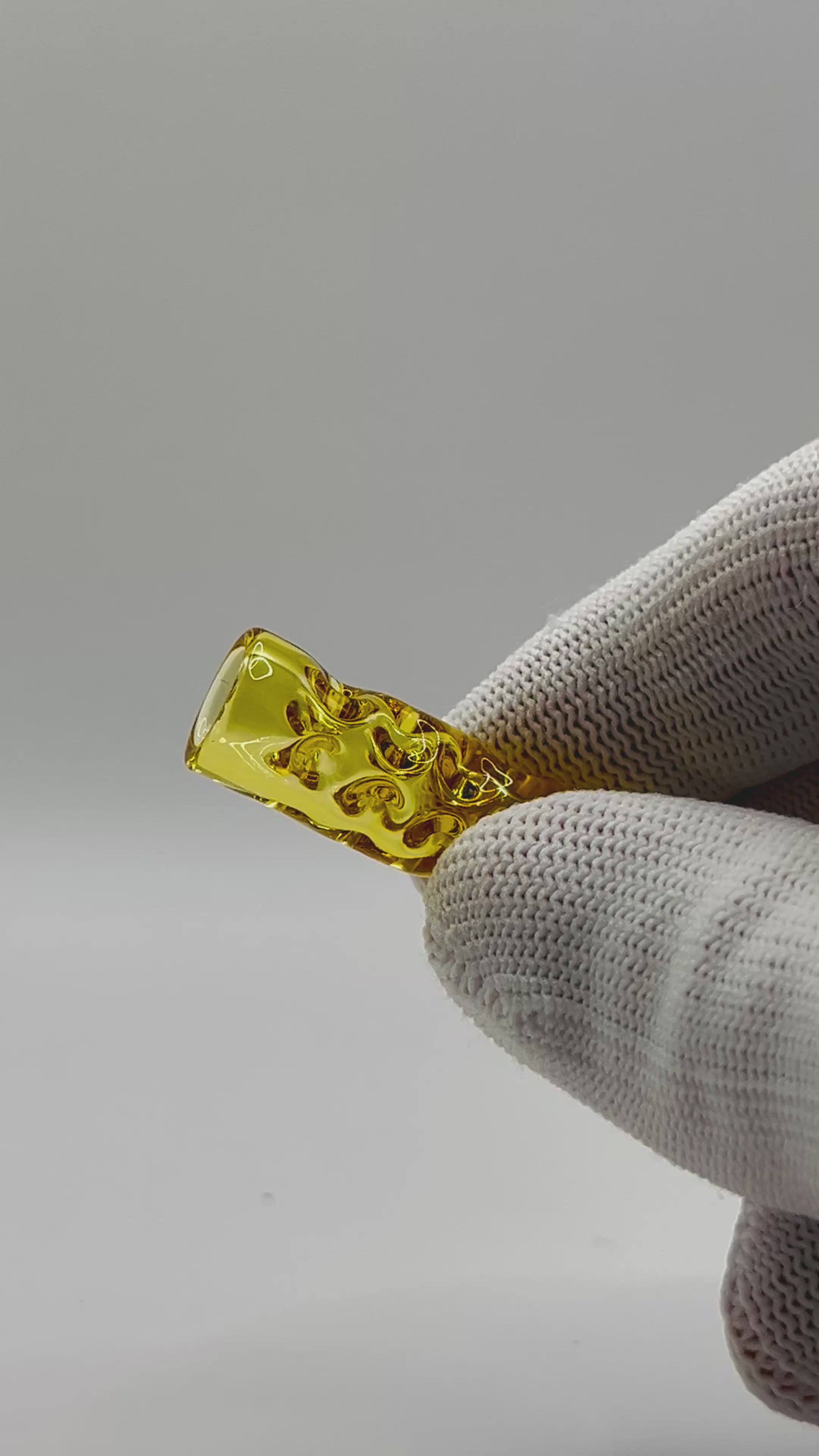 PURESMOKE Twenty Stitches Glass Filter | ⍉ 12mm | Golden Amber