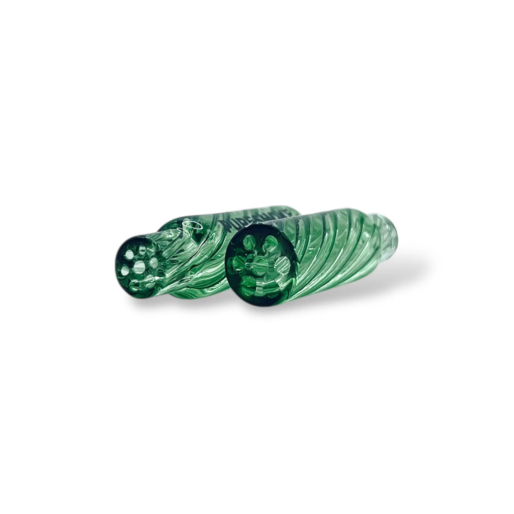 PURESMOKE 10/12 Bottle Glasfilter Tip - Green PURESMOKE Filters