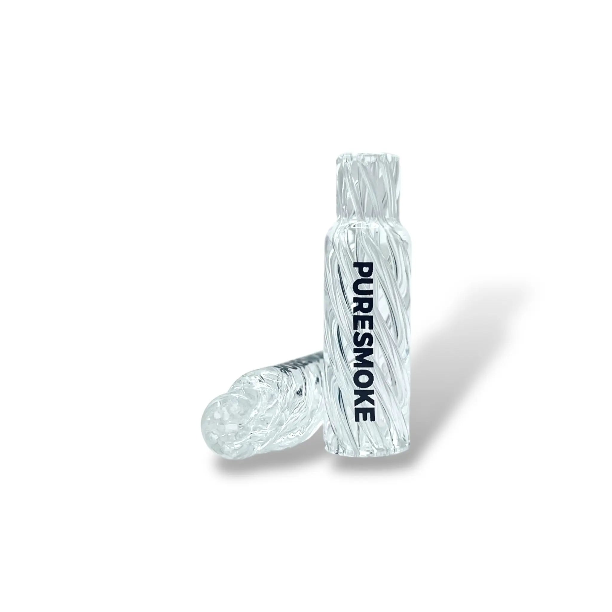 PURESMOKE 10/12mm Bottle Glasfilter Tip - Clear PURESMOKE Filters