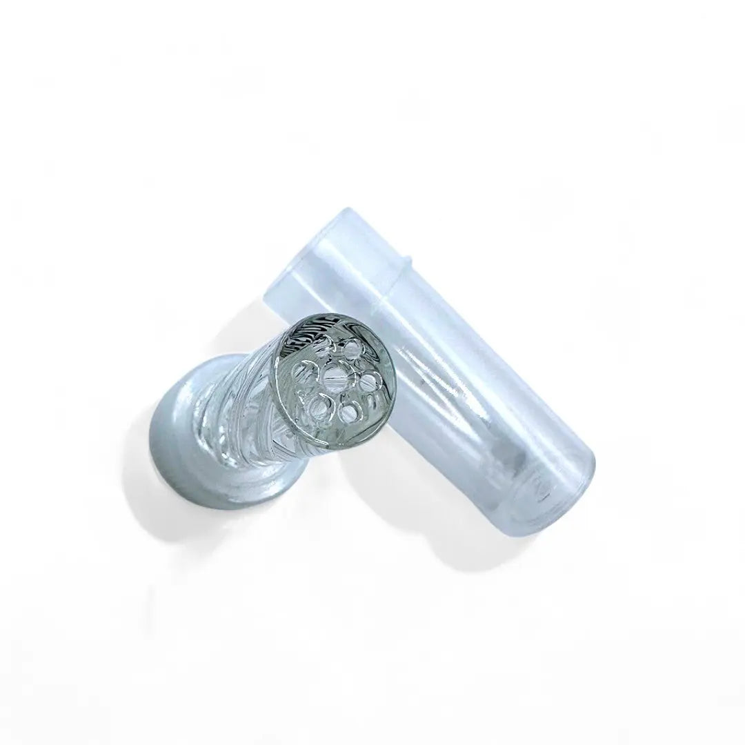 PURESMOKE 10mm Spiral Glasfilter Tip - Clear PURESMOKE Filters