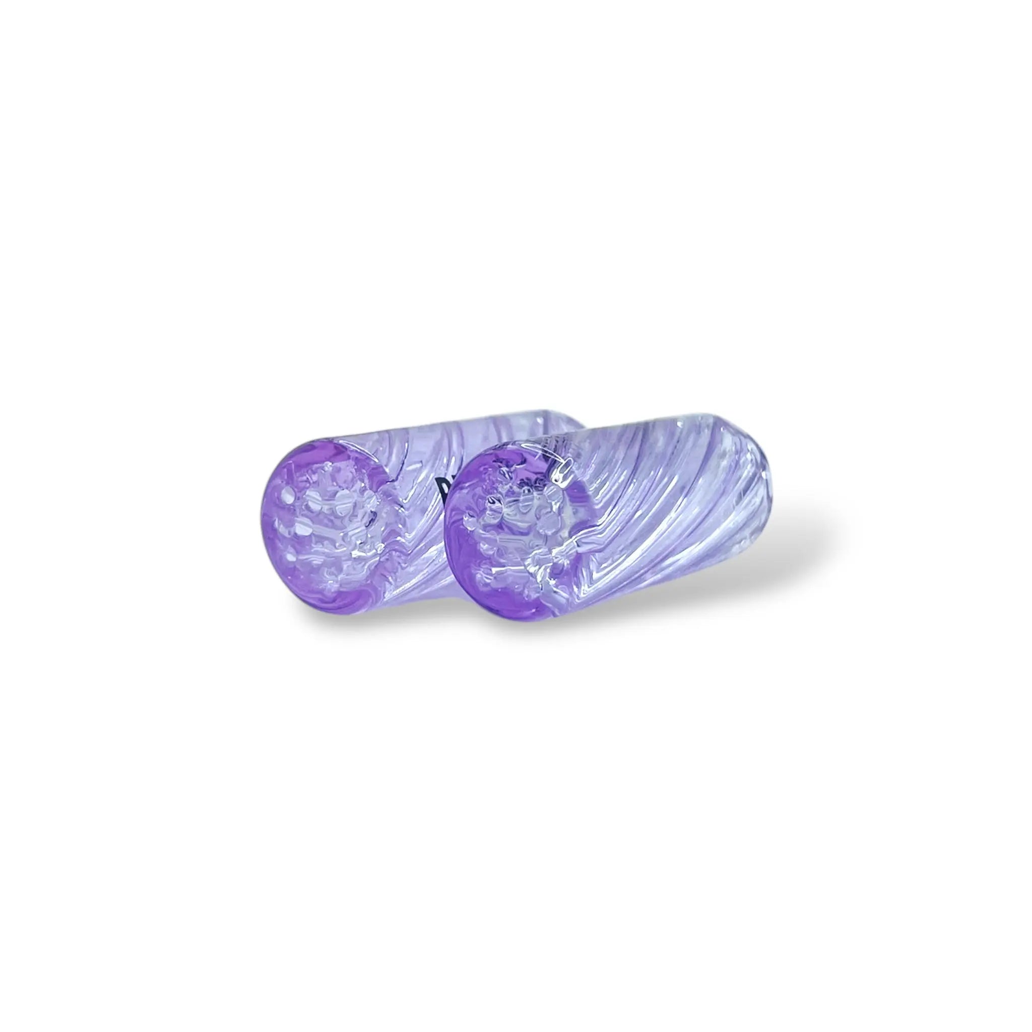 PURESMOKE 12mm Big Size Spiral Glasfilter Tip - Light Violett PURESMOKE Filters