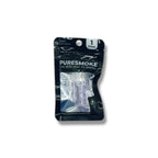PURESMOKE 12mm Noodles Triangle Glasfilter Tip - Light Violett PURESMOKE Filters