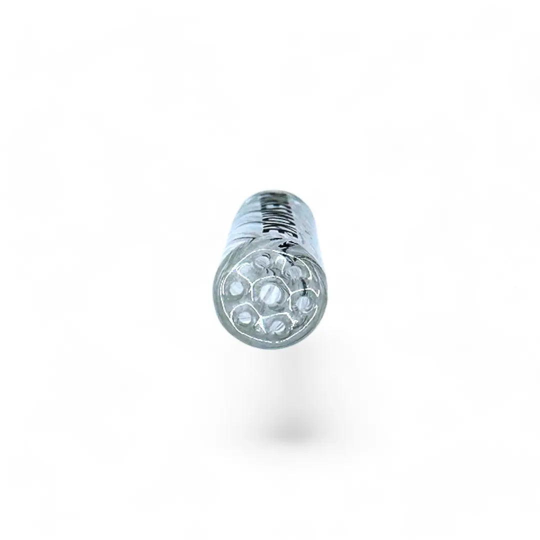 PURESMOKE 8mm Spiral Glasfilter Tip - Clear PURESMOKE Filters